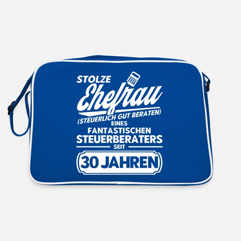 Perlenhochzeit Ehepaar 30. Hochzeitstag Geschenk Retro Tasche
