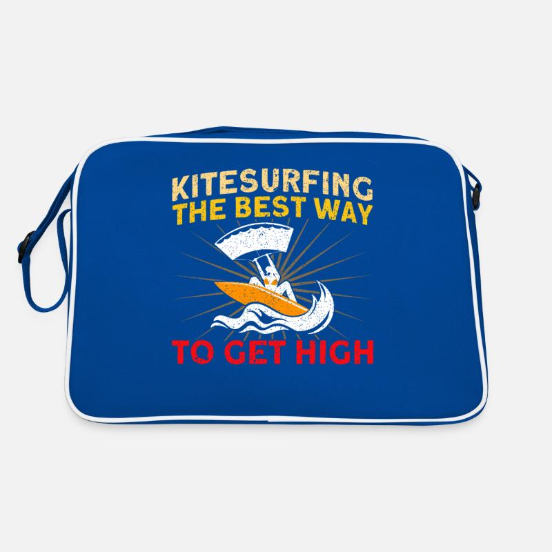 Kiteboarder Kitesurfer Kiten Kiteboard Gift Retro Bag