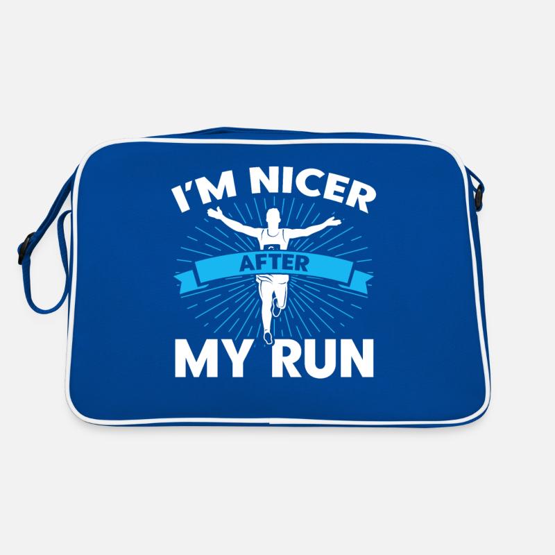Running Runner Jogger Gift Retro Bag