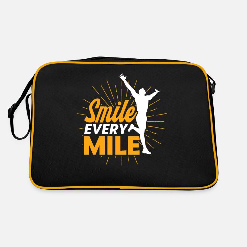 Runner Half Marathon Jogging Cadeau Sac Retro