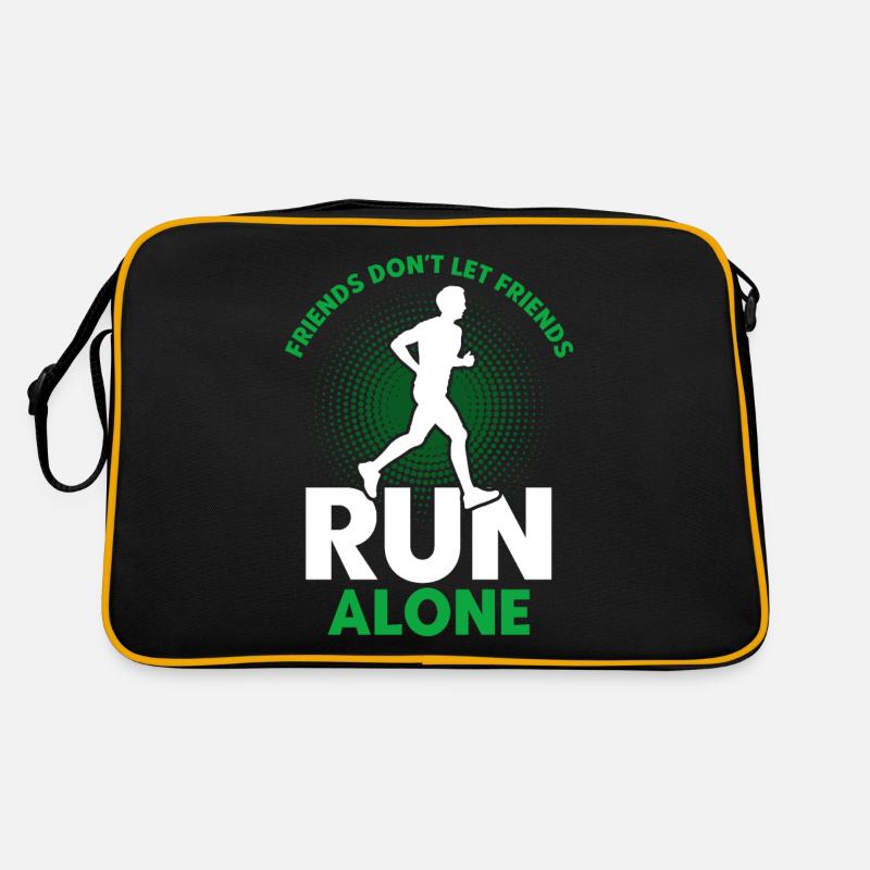 Running Jogger Runner Gift Retro Bag