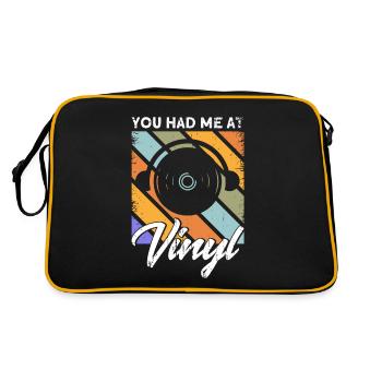 Record LP Collector Record Collector - Retro Bag - black/gold - Back