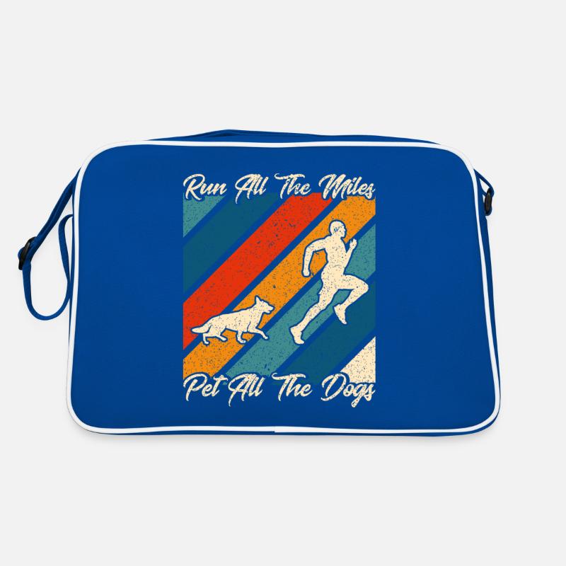 Half Marathon Jogging Running Gift Retro Bag