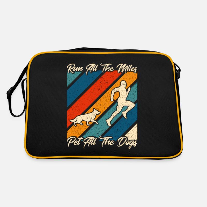 Halbmarathon Joggen Laufen Geschenk Retro Tasche