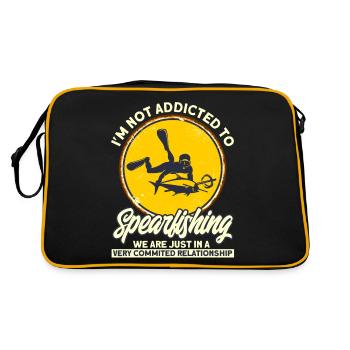 Speerfischer Sehr engagierte Speer Beziehung - Retro Tasche - Schwarz/Gold - Hinten