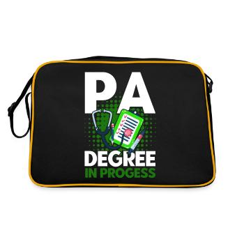 Medical Training Pre-Clinic Study Gift - Retro Bag - black/gold - Back