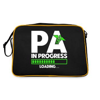 Pre-Clinic Assistant Physician Medical Training - Retro Bag - black/gold - Back