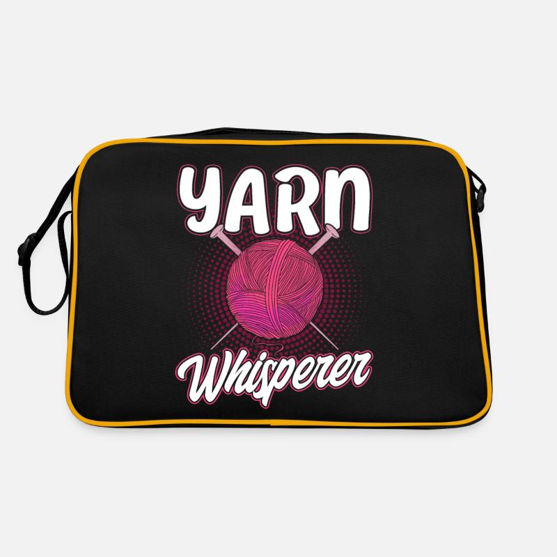Stricken Garn stricken Stricken Stoff Geschenk Retro Tasche