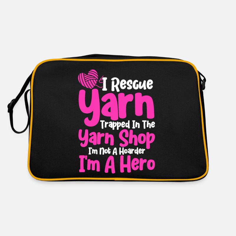 Stricken Stricken Liebhaber Stricken Geschenk Retro Tasche