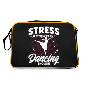 Ballerine Ballet Danse Ballet Danse Cadeau - Sac Retro - noir/or - Dos