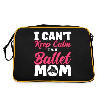 Ballet Danse Ballerine Ballet Fille Cadeau - Sac Retro - noir/or - Dos