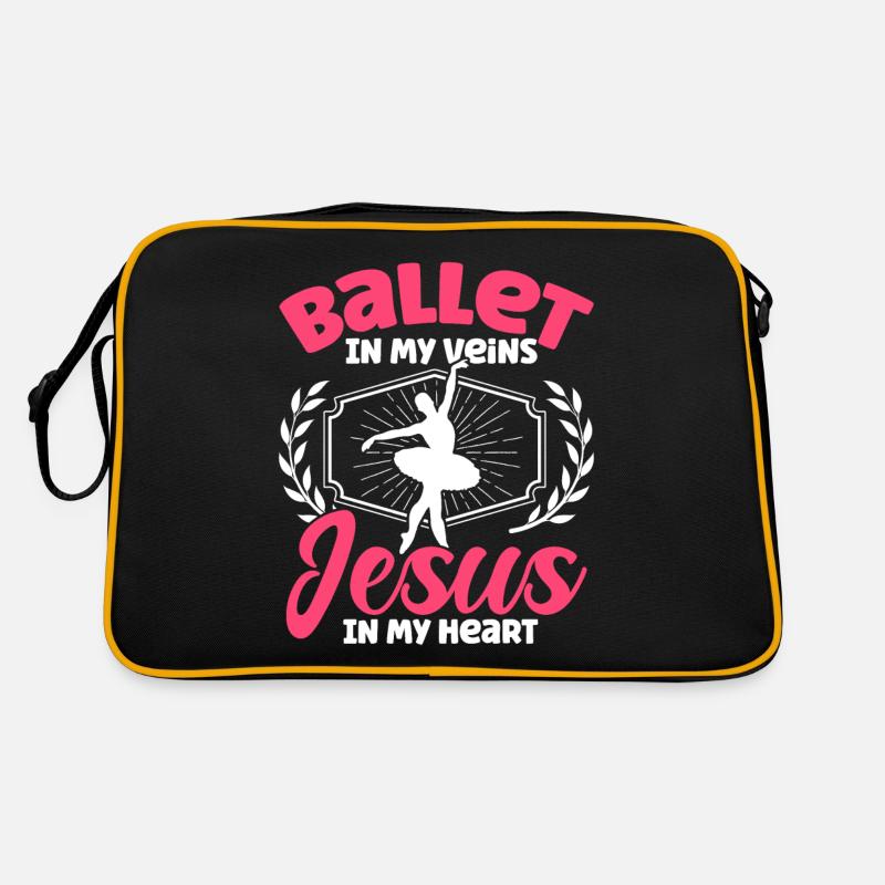 Ballet Danse Ballet Danse Ballerine Cadeau Sac Retro