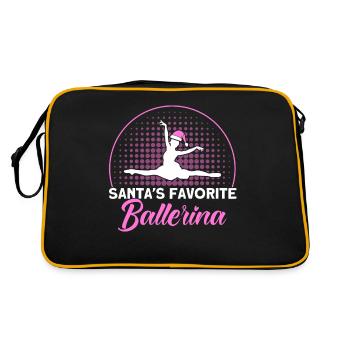 Ballet Danse Ballet Danse Ballerine Cadeau - Sac Retro - noir/or - Dos
