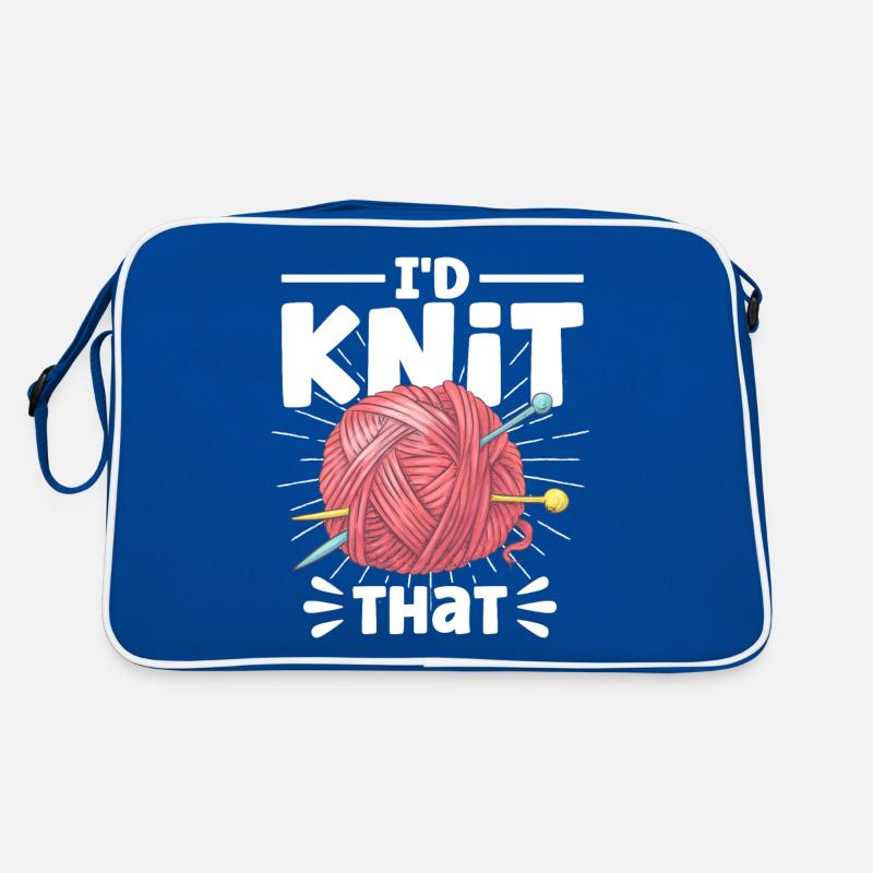 Stricken Stoff Stricken Stricken Geschenk Retro Tasche