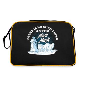 Chien de traîneau Racing Chien Traîneau Husky Propriétaires - Sac Retro - noir/or - Dos