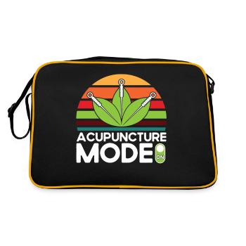Médecine chinoise Acupuncturiste Alternatif Medizi - Sac Retro - noir/or - Dos