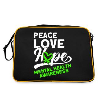 Conscience psychologique Green Loop Dépression - Sac Retro - noir/or - Dos