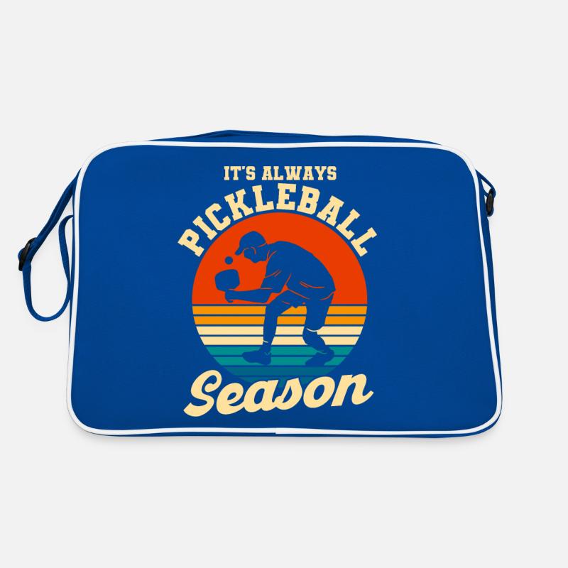 Pickleball Player Pickleball Paddleball Gift Retro Bag