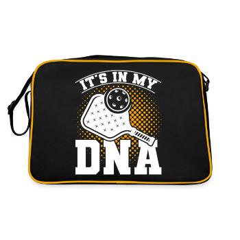 Pickleball Paddleball Pickleball Play Gift - Retro Bag - black/gold - Back