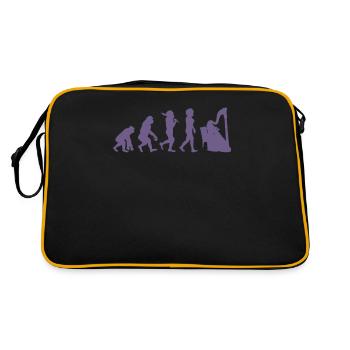 Music Harp Evolution for Women Black - Retro Bag - black/gold - Back