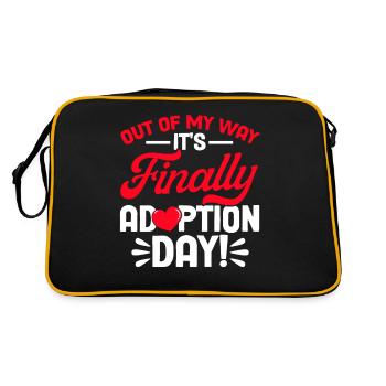 Adoption Adoption of children Foster parents - Retro Bag - black/gold - Back