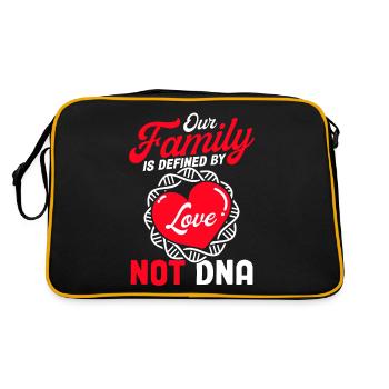 Adoption Parents d’accueil Cadeau parents adoptifs - Sac Retro - noir/or - Dos