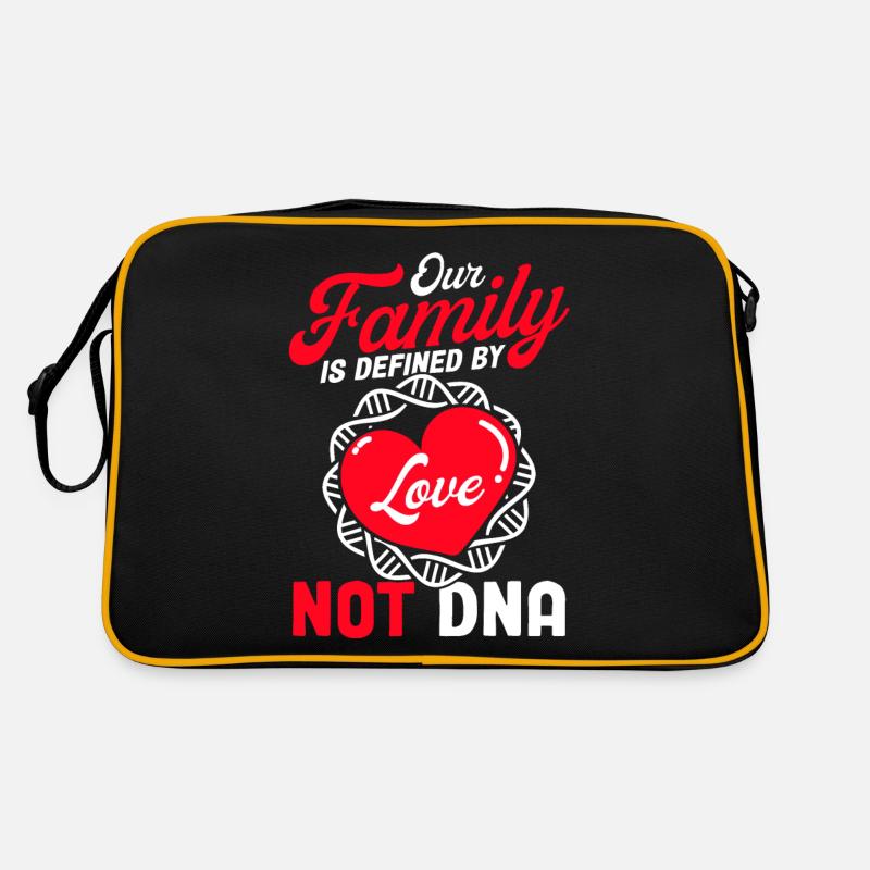 Adoption Pflegeeltern Adoptiveltern Geschenk Retro Tasche