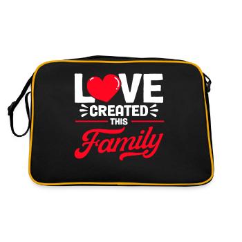 Adoption of children Foster parents Adoption - Retro Bag - black/gold - Back
