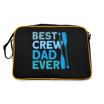 Équipe d’aviron Cadeau d’équipe d’aviron - Sac Retro - noir/or - Dos