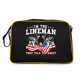 American Football American Football Team Foo - Retro Bag - black/gold - Back