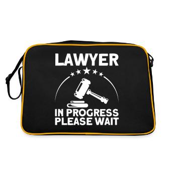 Law Student Lawyer Faculty of Law Ges - Retro Bag - black/gold - Back