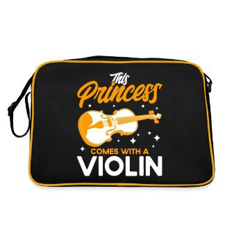 Orchestre Violoniste Violon Lover Gift - Sac Retro - noir/or - Dos