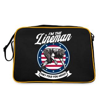 American Football American Football Team Foo - Retro Bag - black/gold - Back