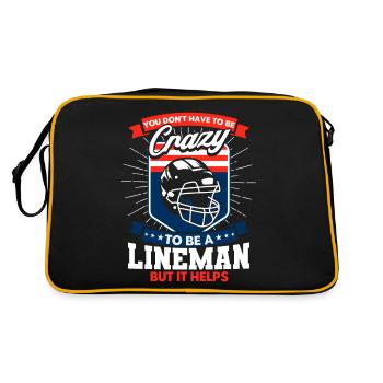 American Football Team American Football Foo - Retro Bag - black/gold - Back