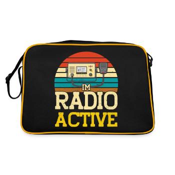 Diffusion en code Morse radioamateur radio amateur Gehe - Sac Retro - noir/or - Dos