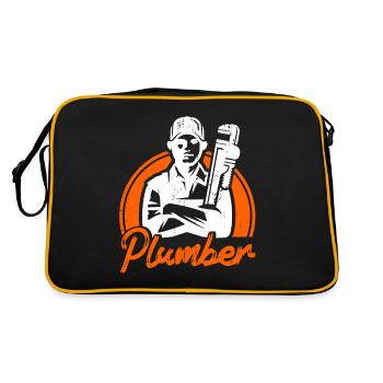 Robinetterie sanitaire commerciale Plombiers - Sac Retro - noir/or - Dos