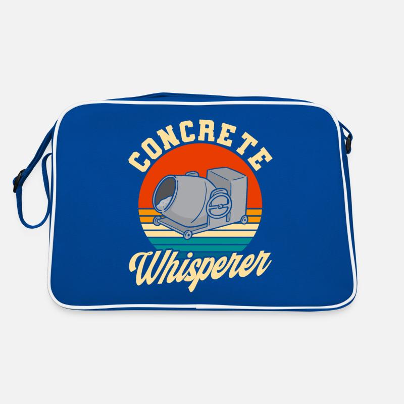 Concrete mixer reinforced concrete builder construction worker gift Retro Bag