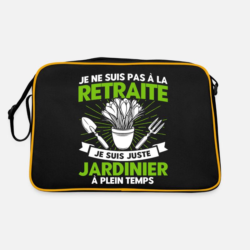Garten Schrebergarten Gartenarbeit Geschenk Retro Tasche