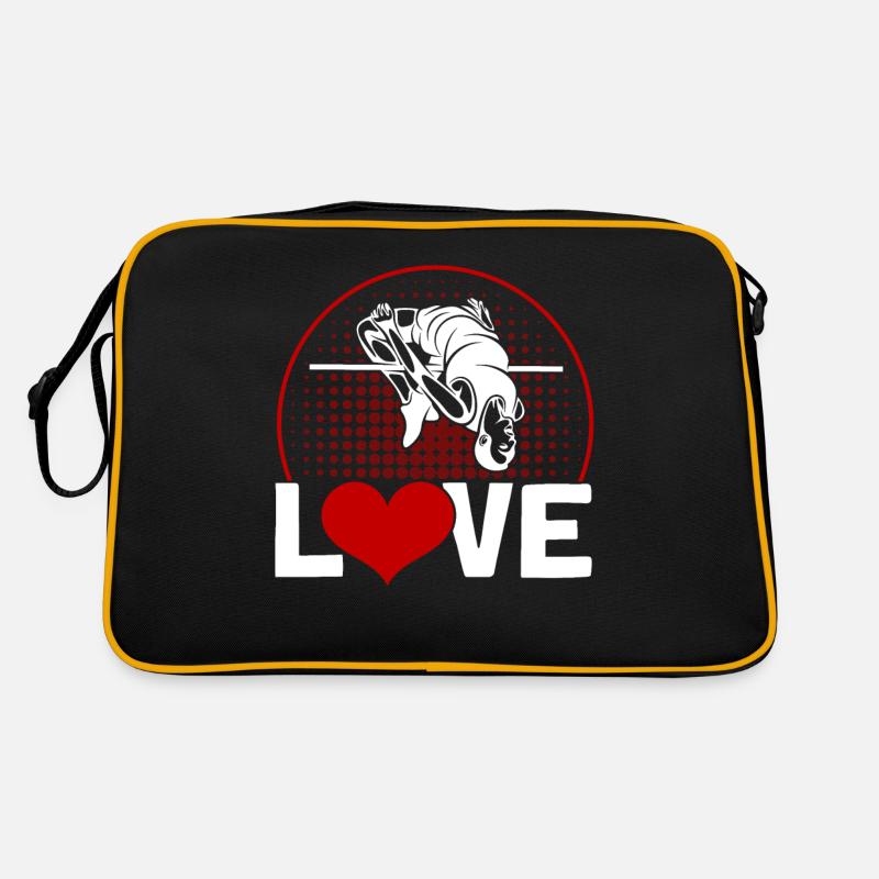 Saut à la perche Saut à la perche Cadeau Sac Retro