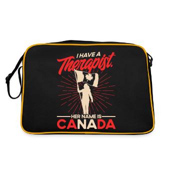 Canadian Roots Canada Canadian Flag Gesche - Retro Bag - black/gold - Back