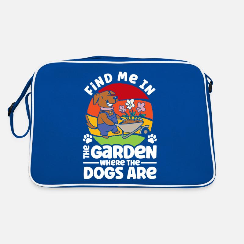 Cadeau de propriétaire de chien de chien de jardin Sac Retro