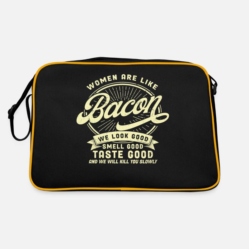 Black Humor Sarcasm Irony Gift Retro Bag