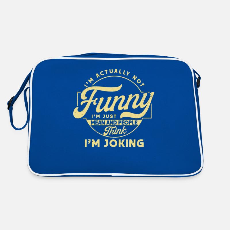 Irony Sarcasm Sarcastic gift Retro Bag