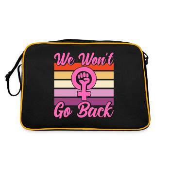 Égalité des sexes Feminism Rec - Sac Retro - noir/or - Dos