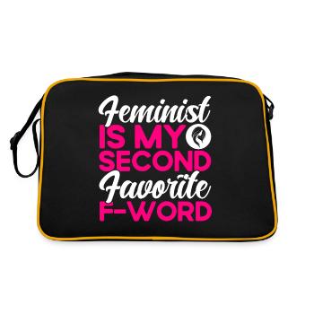 Gender equality Gender equality - Retro Bag - black/gold - Back