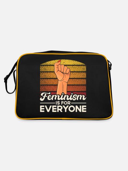 Women's Rights Feminist Empowerment - Retro Bag - black/gold - Back