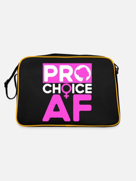 Feminism Feminist Equality of the Ges - Retro Bag - black/gold - Back