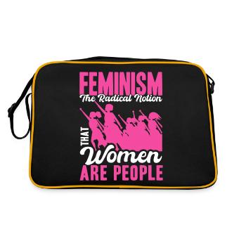 Autonomisation de l’égalité des sexes F - Sac Retro - noir/or - Dos