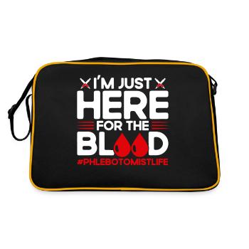 Phlebotomist Blood Sampling Phlebotomy Laboratory Geschen - Retro Bag - black/gold - Back