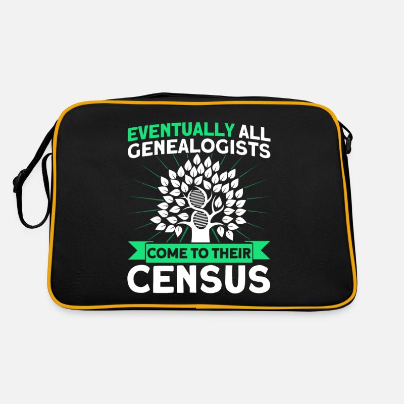 Familiengeschichte Genealogie Ahnenforscher Gesche Retro Tasche